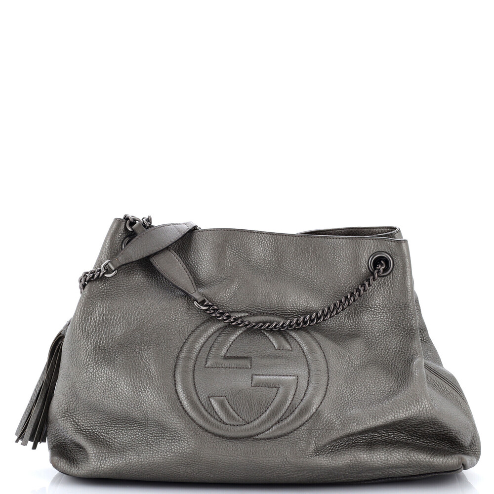 Gucci Large Soho Chain Strap Shoulder Bag Leather